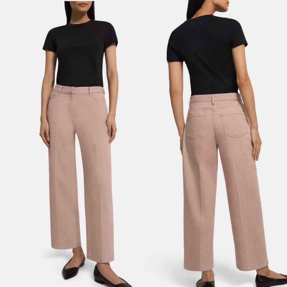 Theory Wide Crop Jean